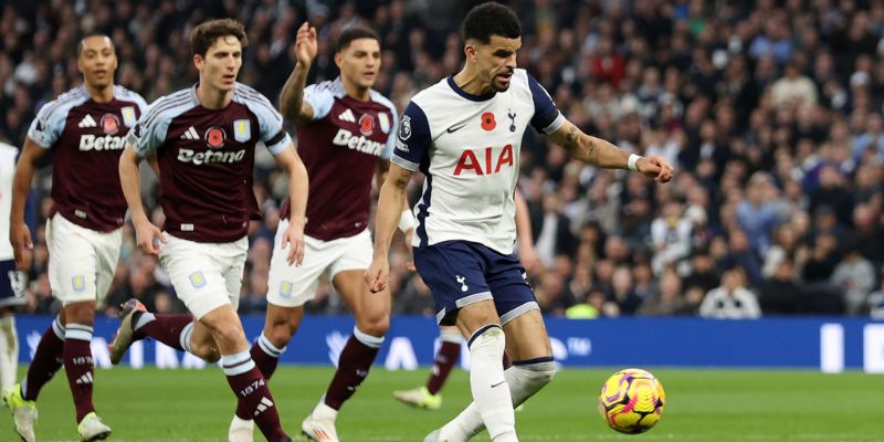 Thành tích đối đầu giữa Aston Villa vs Tottenham