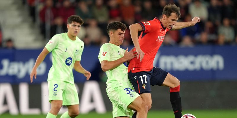 Thành tích đối đầu giữa Osasuna vs Barcelona